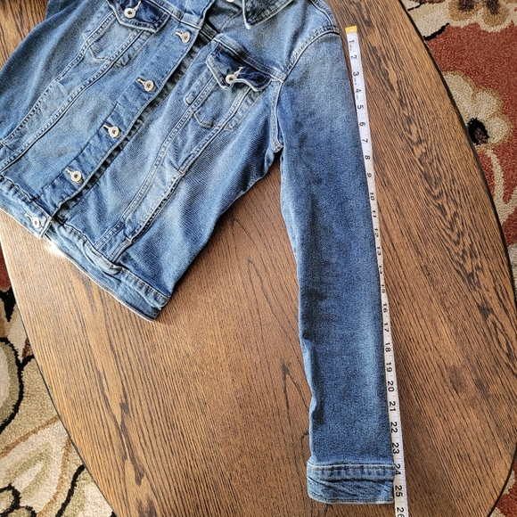 Denizen From Levi's Trucker Jean Denim Jacket Size Women's Medium - Picture 9 of 13